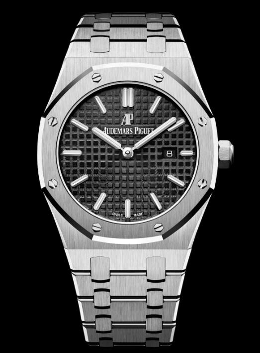 Review Audemars Piguet ROYAL OAK QUARTZ Replica Watch 67650ST.OO.1261ST.01 - Click Image to Close